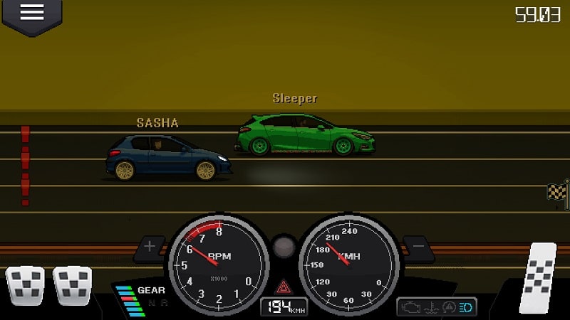Pixel Car Racer MOD indir